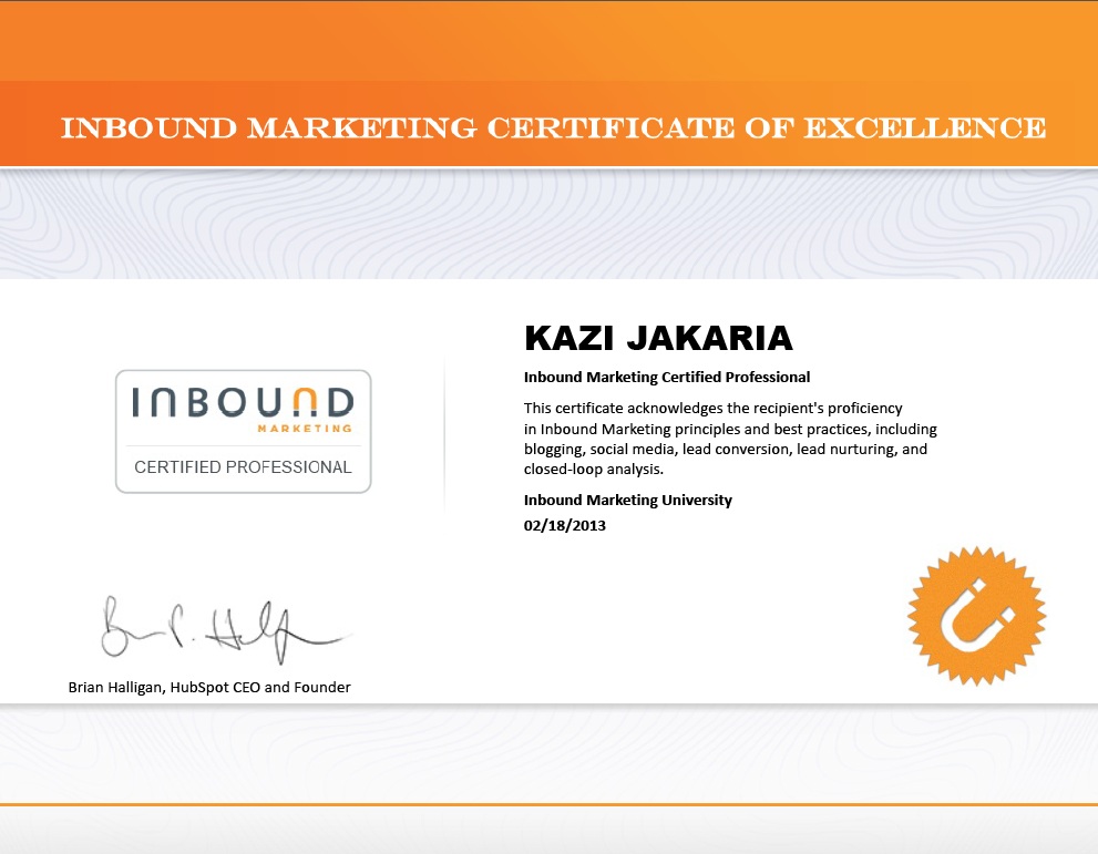 IMU Certification