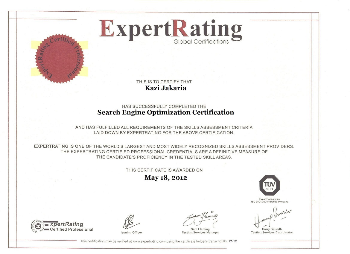 SEO Certification