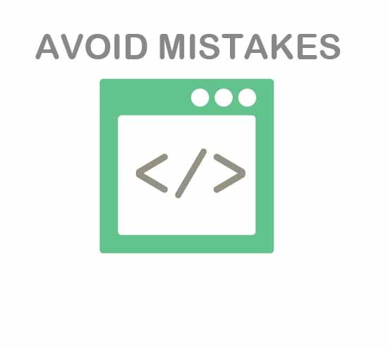 avoid mistakes