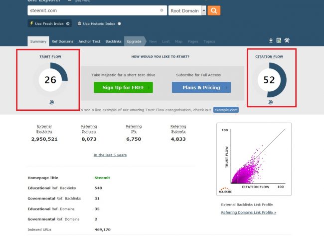 Steemit site audit